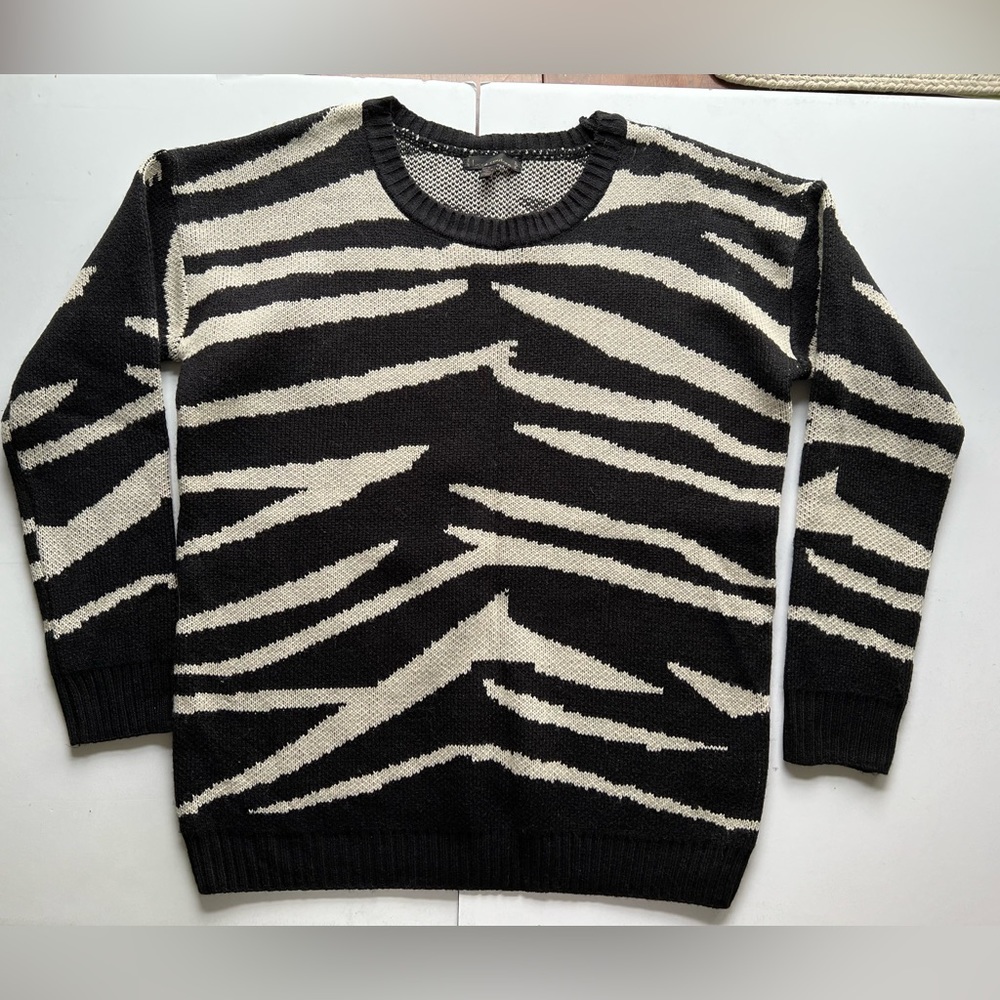 Urban Outfitters Lucca Couture black and white striped sweater size M